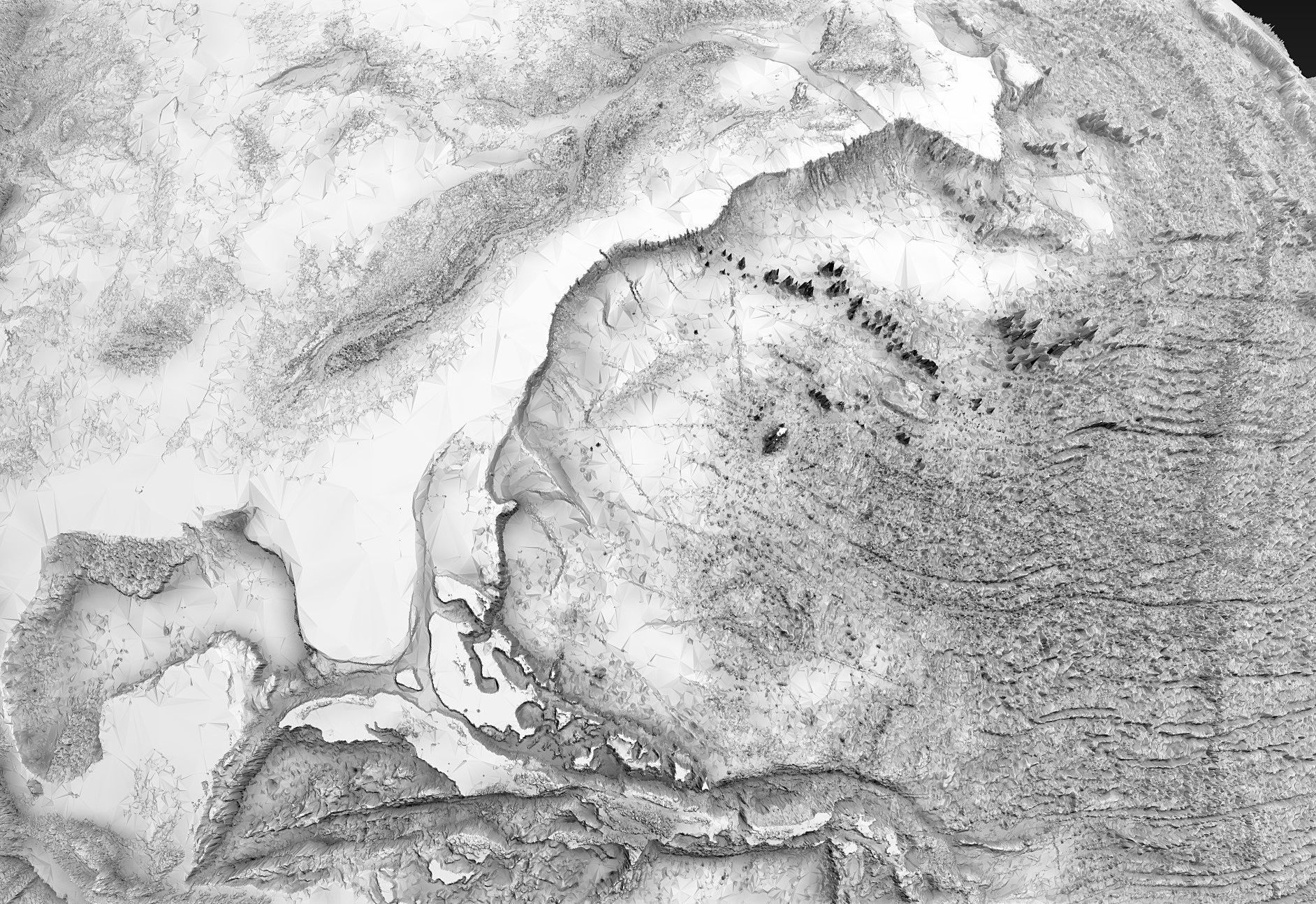 Earth Moon Mars 3D model_8