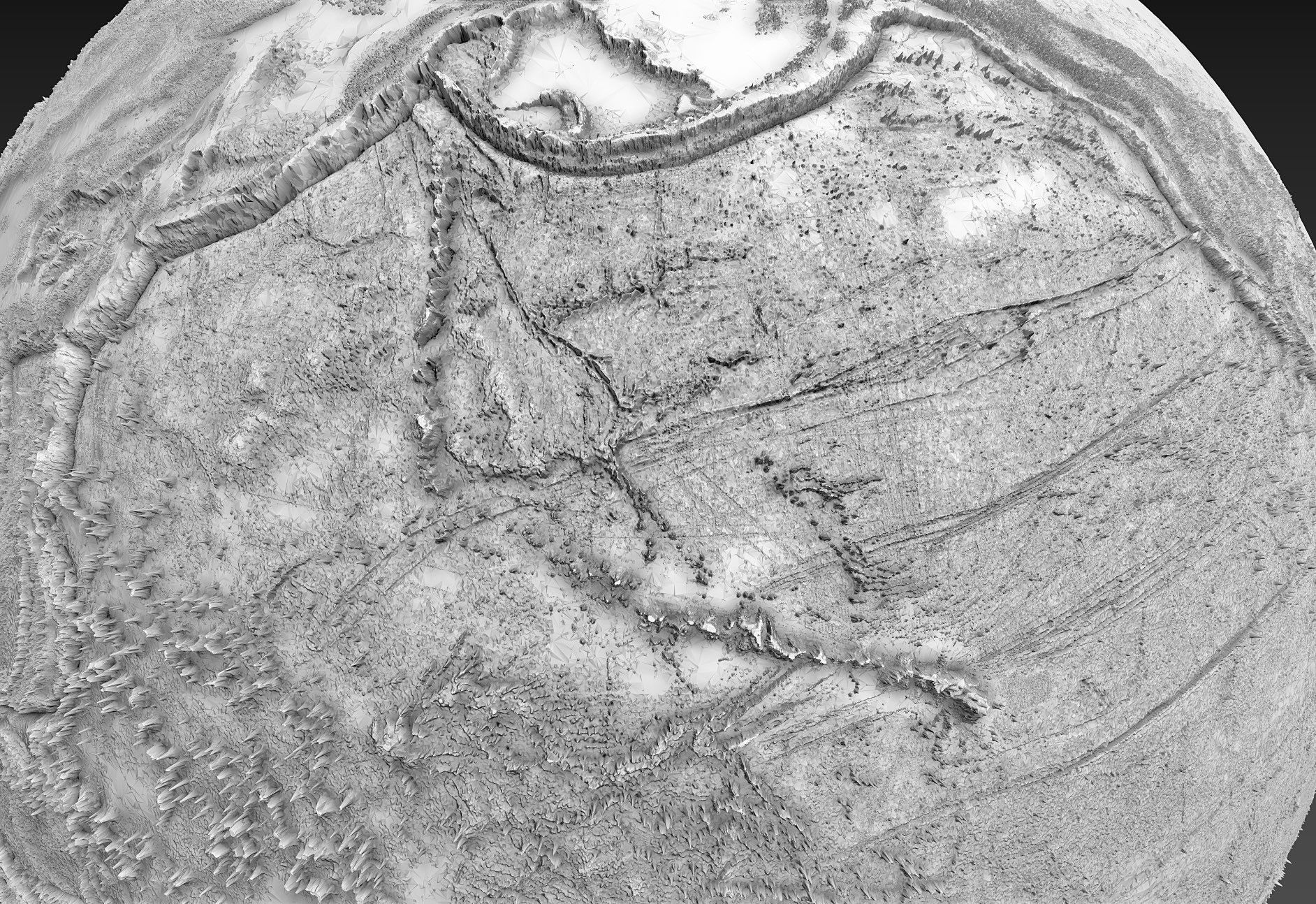 Earth Moon Mars 3D model_7