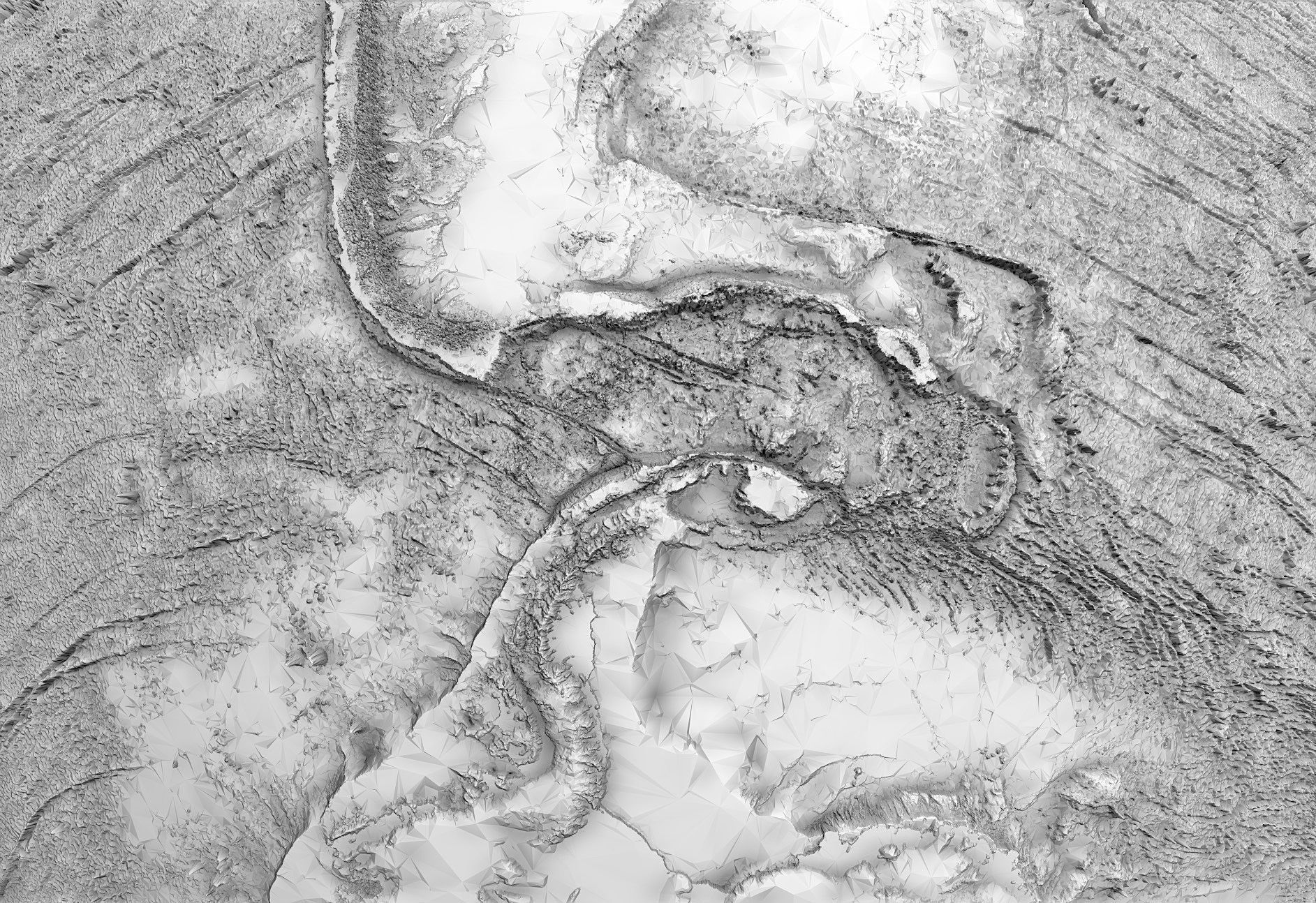 Earth Moon Mars 3D model_9