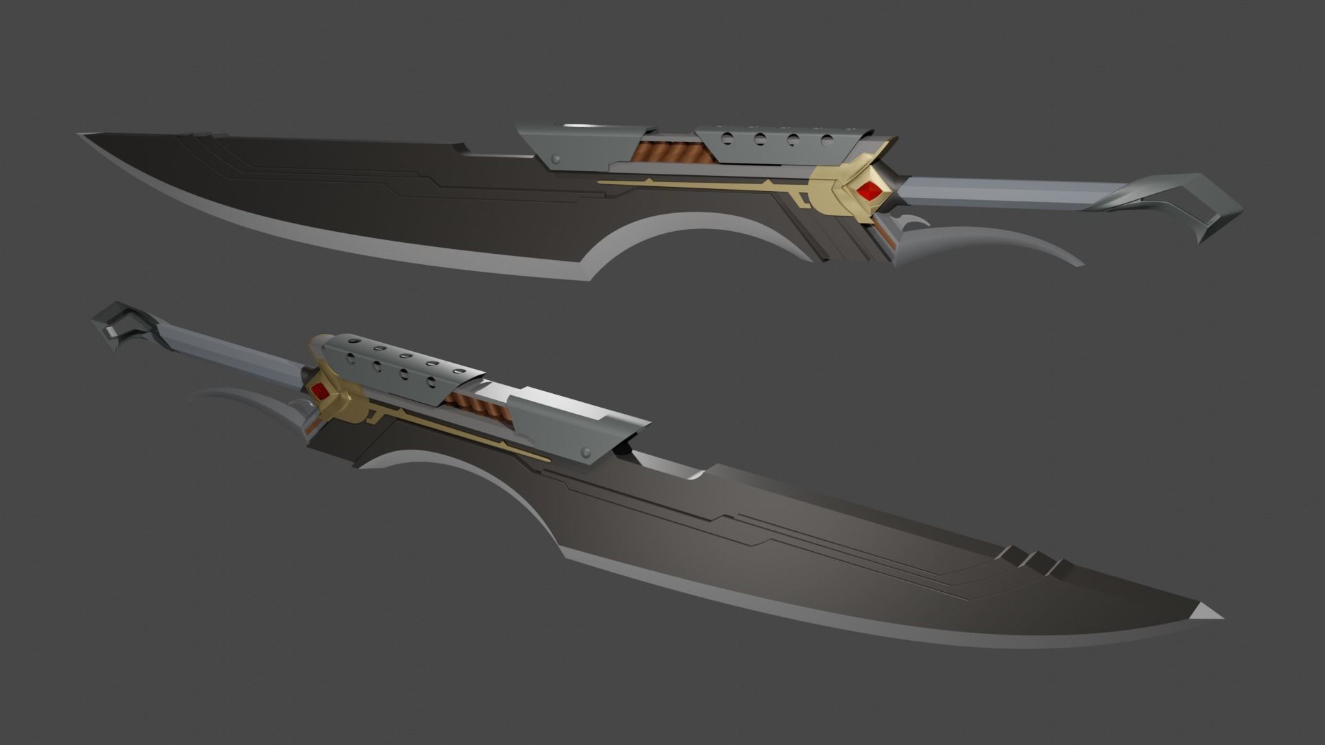 Samira full kit  League of Legends cosplay 3d print 3D print model_4