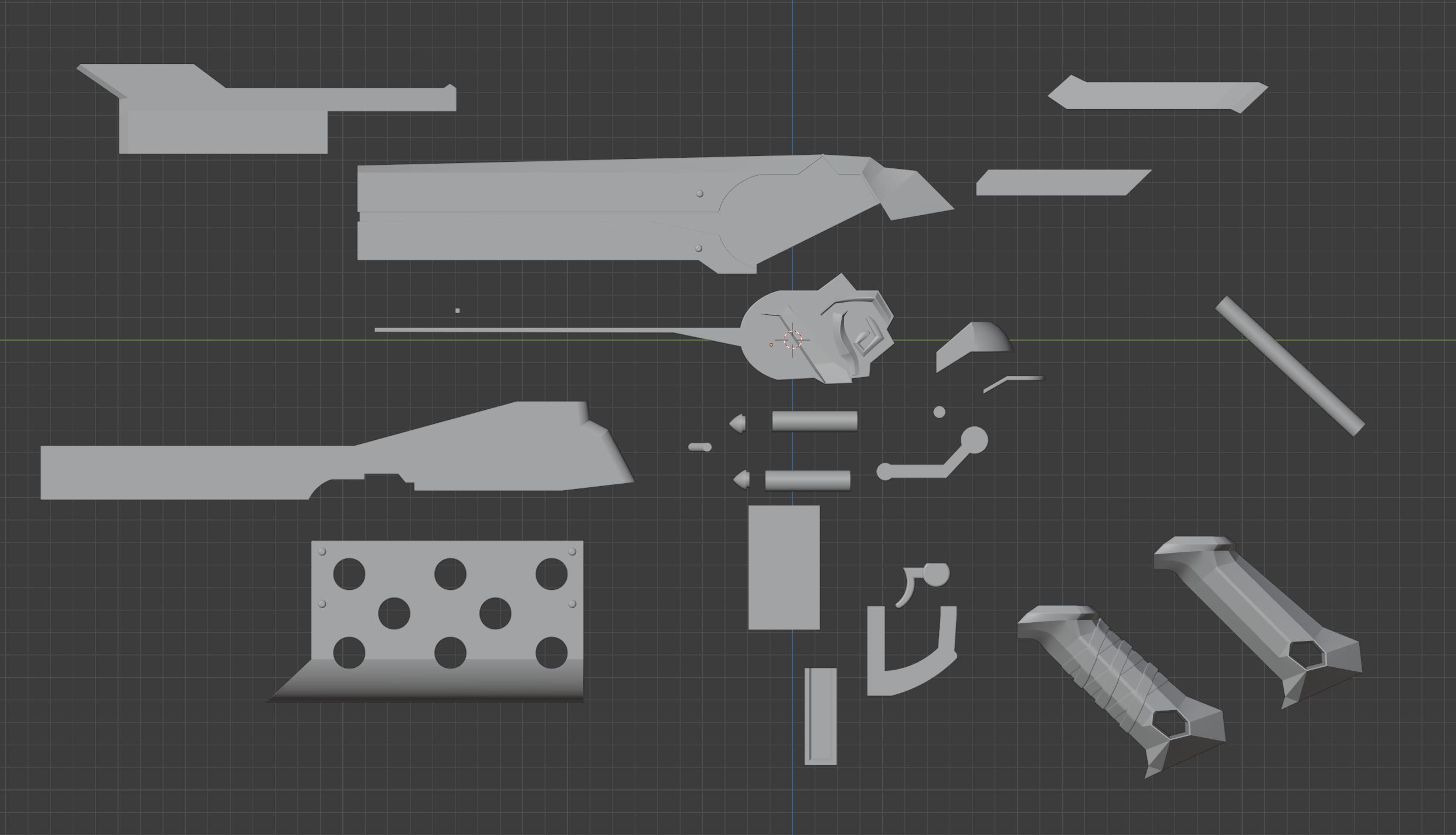 Samira full kit  League of Legends cosplay 3d print 3D print model_2