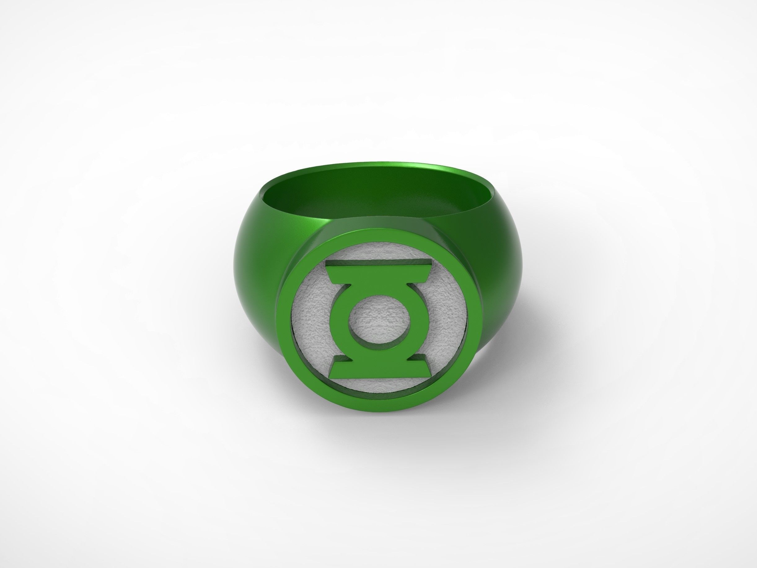Green Lantern Ring 3D print model_1