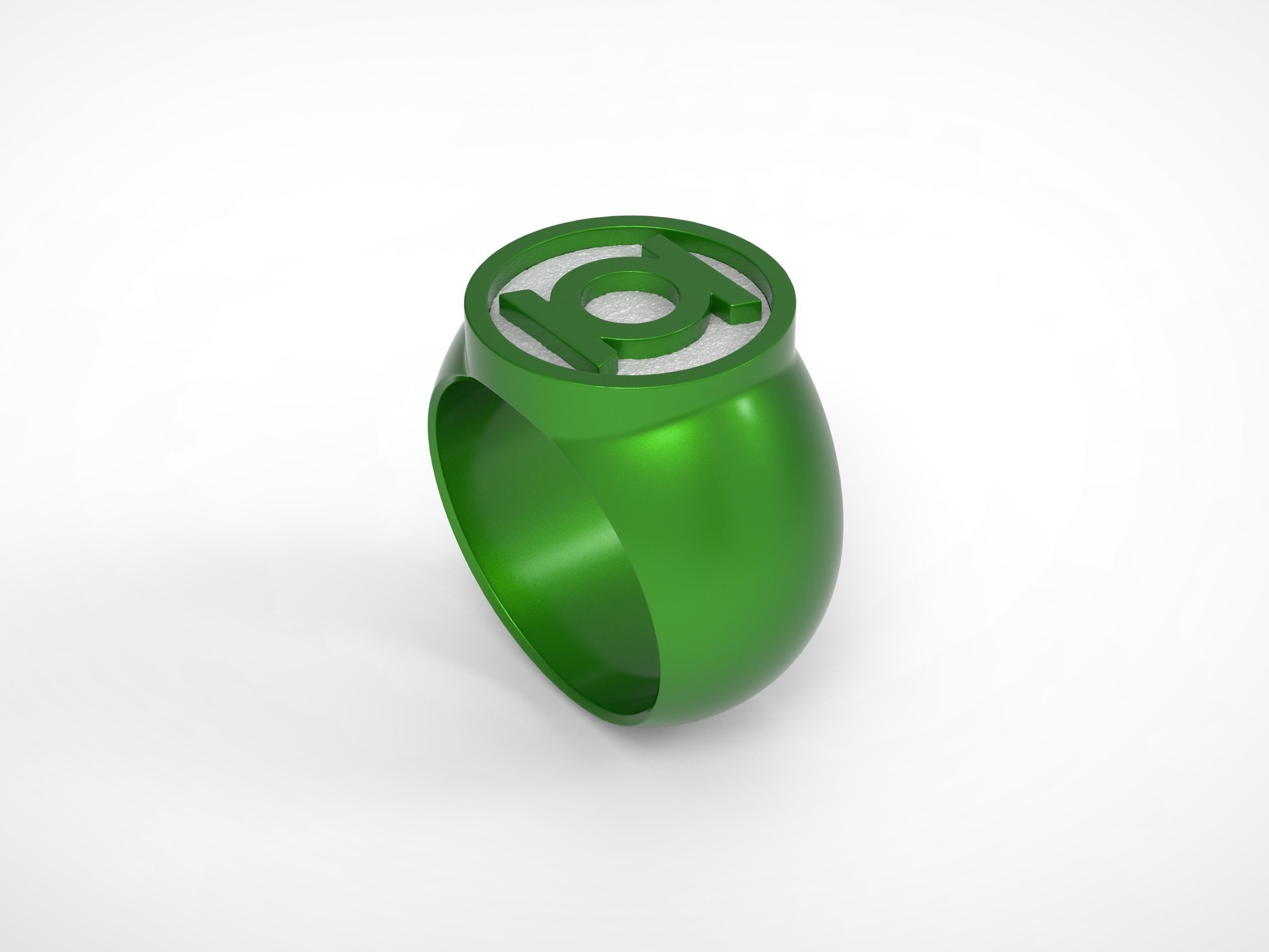Green Lantern Ring 3D print model_5