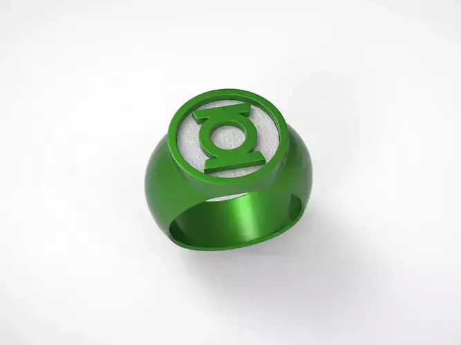 Green Lantern Ring 3D print model