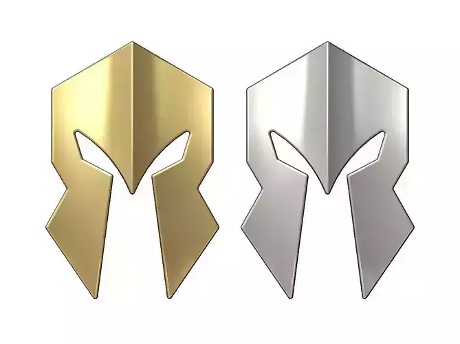 Simple Spartan helmet pendant 