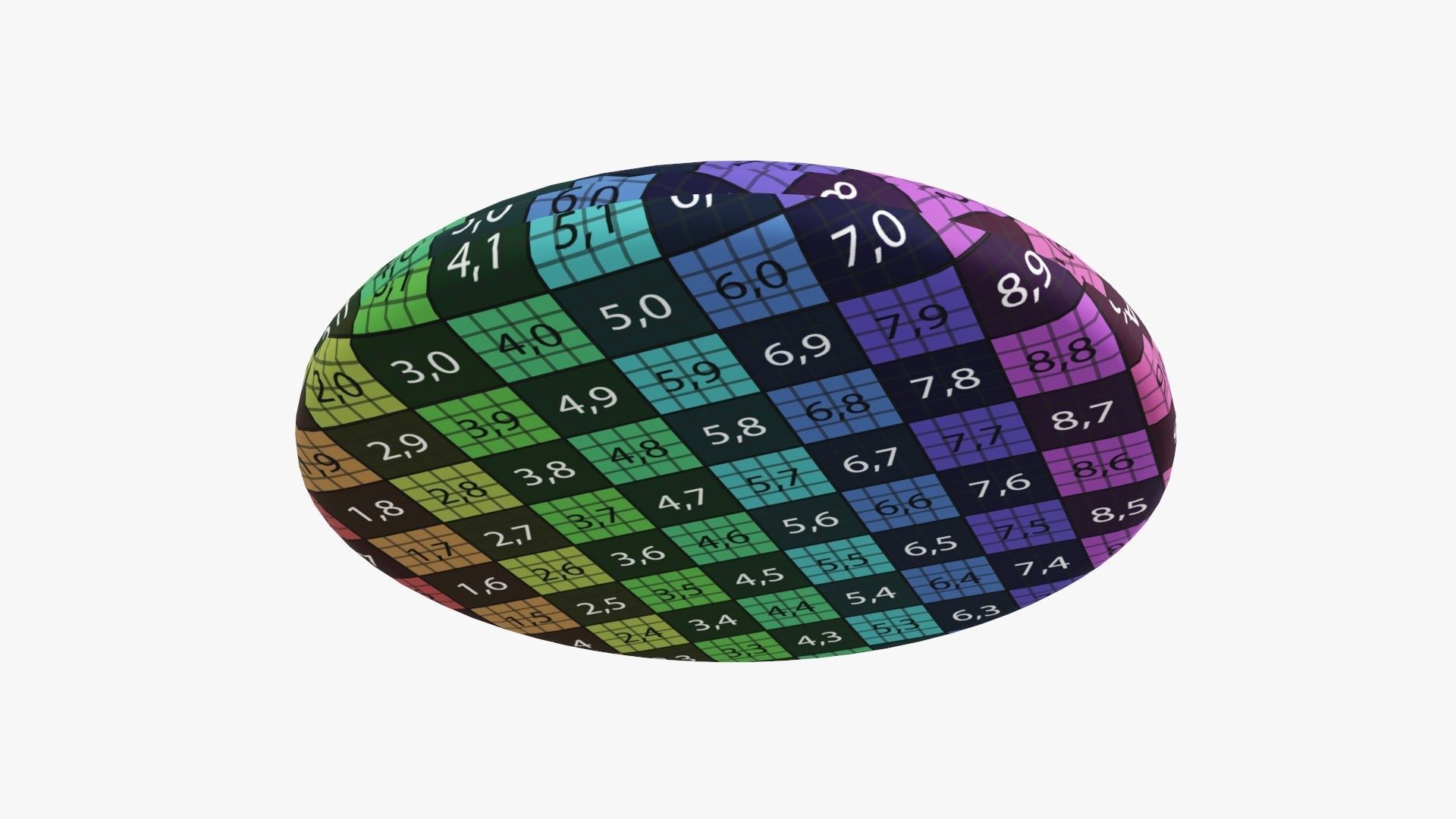 Cookie snowflake Christmas 02 3D model_14