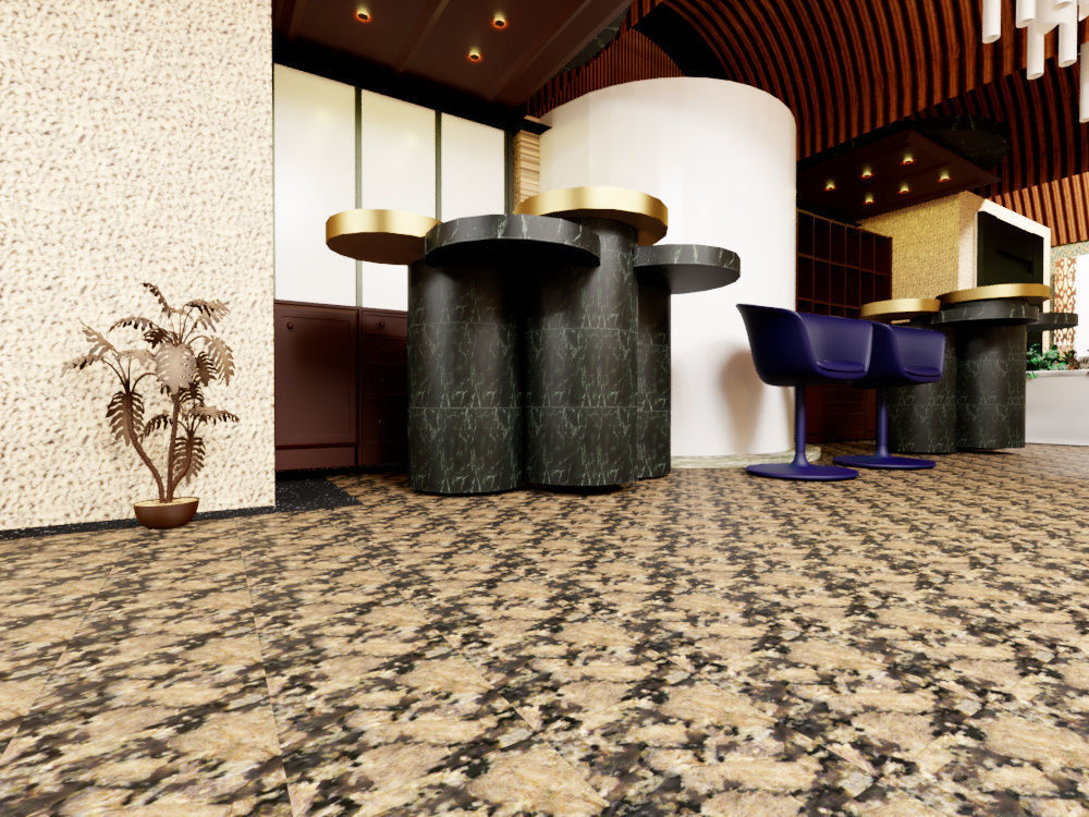 cafe bar 2020 3D model_5