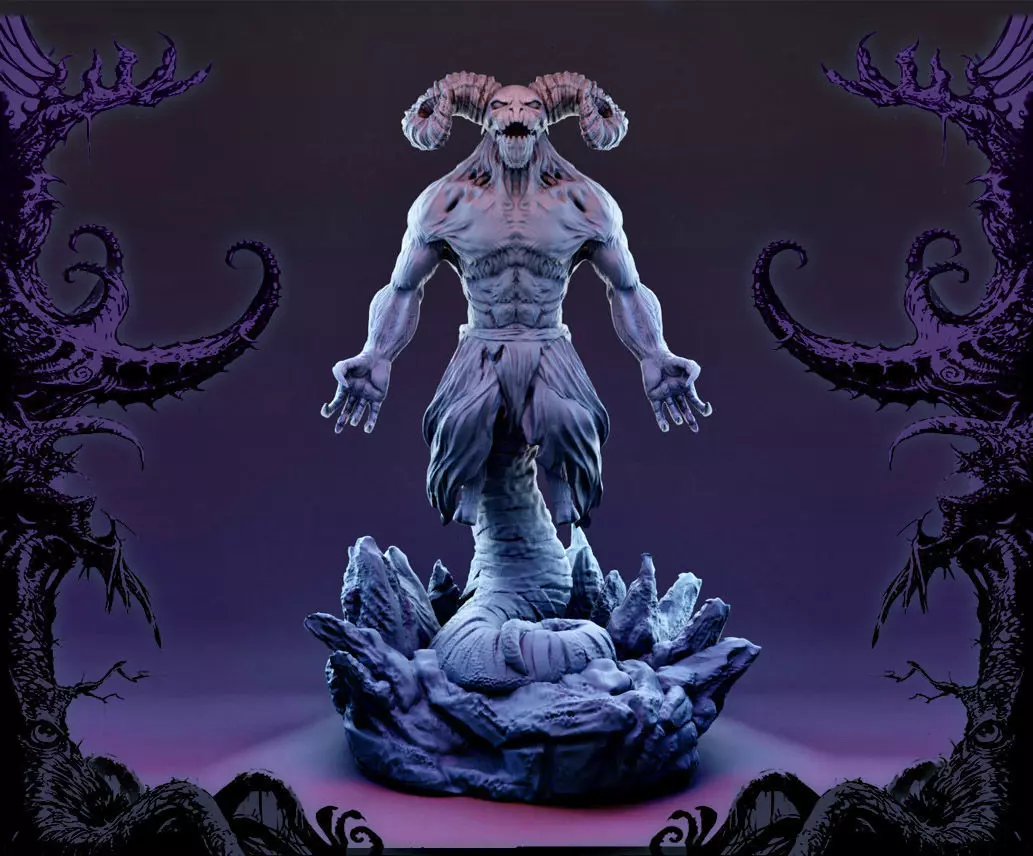 infernal Bes 3D print model_0