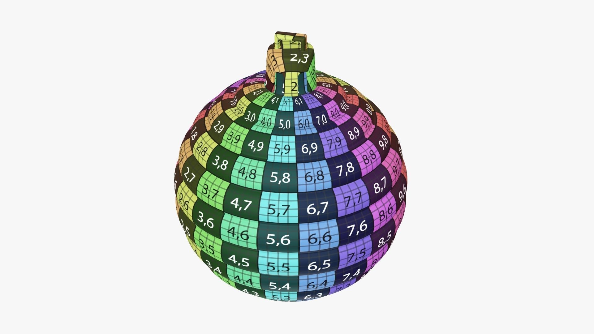 Christmas tree decoration toy 04 3D model_9