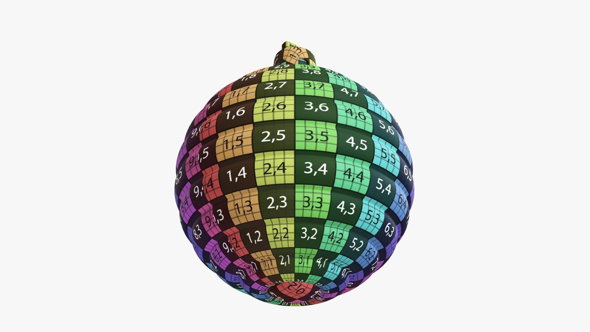 Christmas tree decoration toy 04 3D model_10