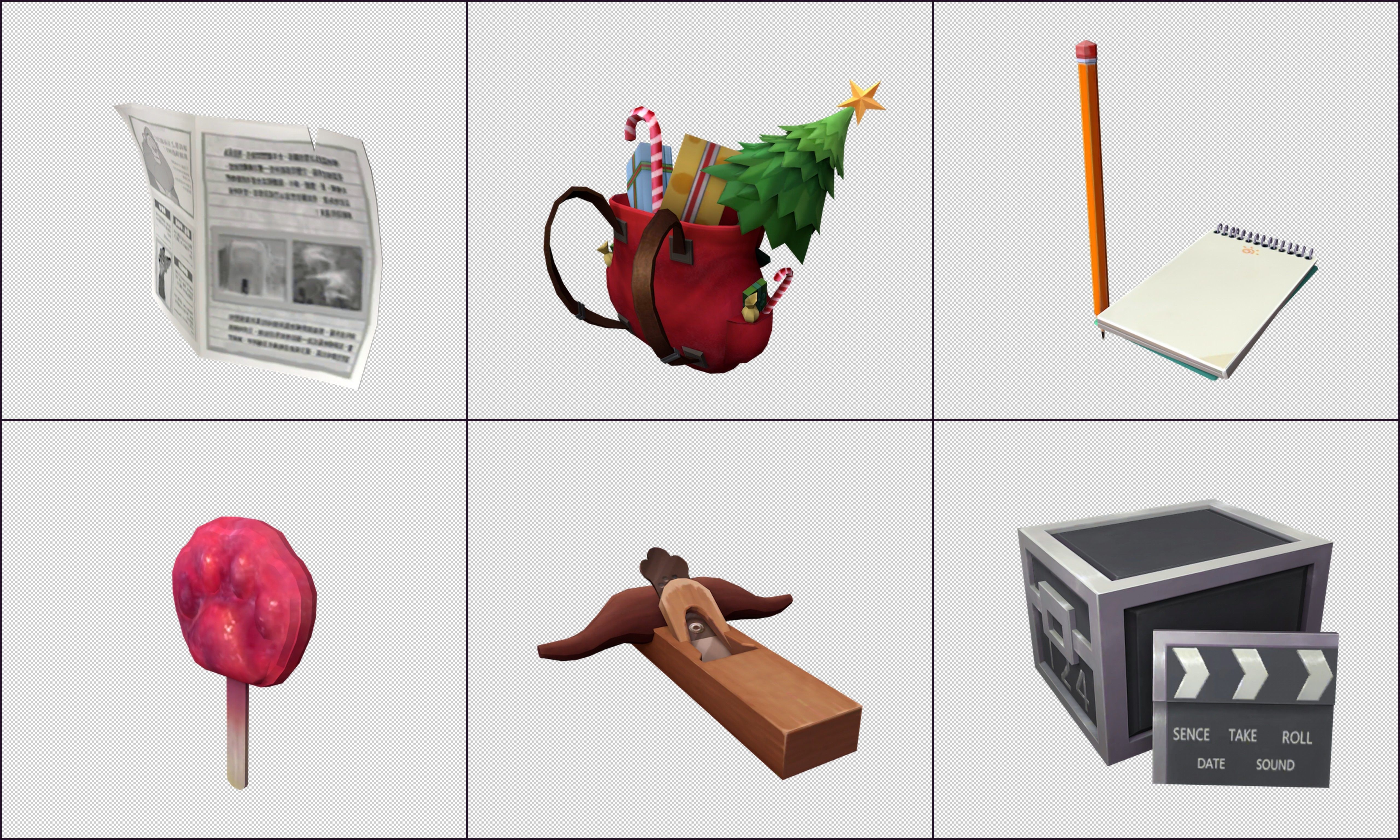Cartoon - Objects Low-poly 3D model_3