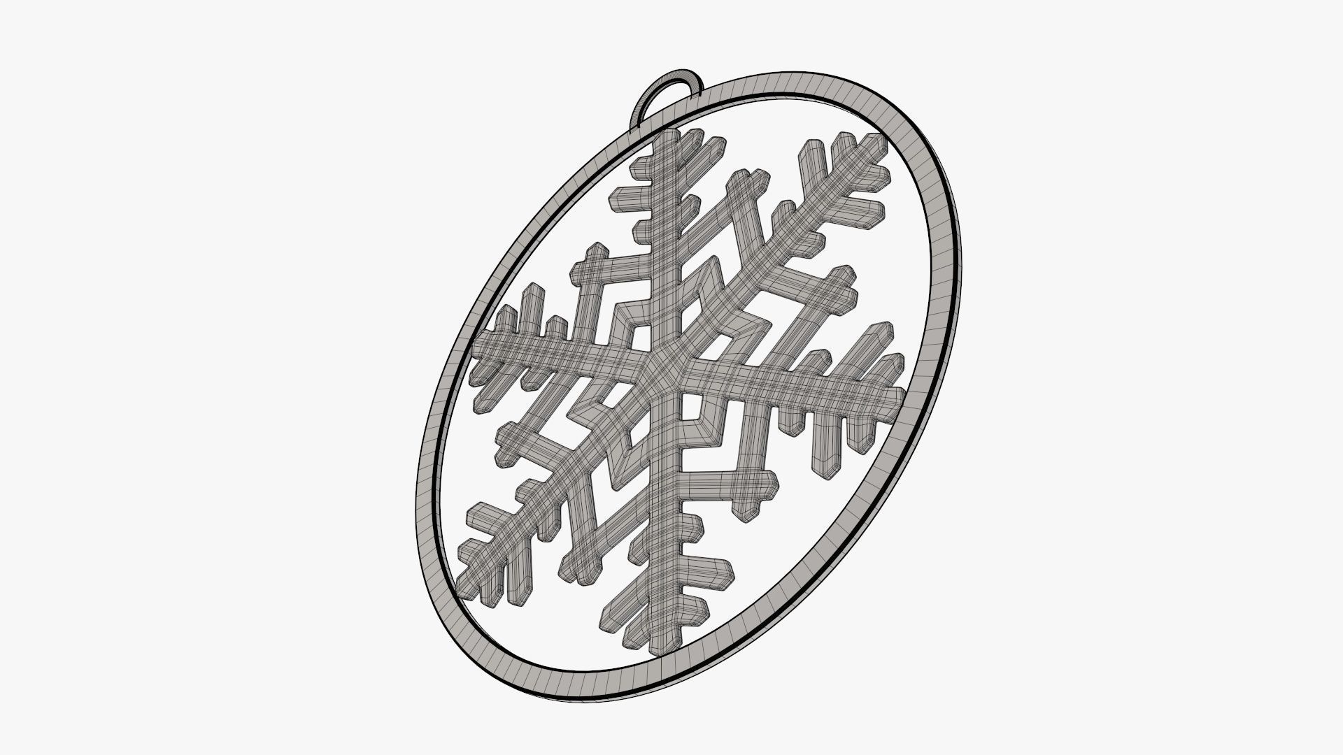 Christmas tree decoration toy 07 3D model_6