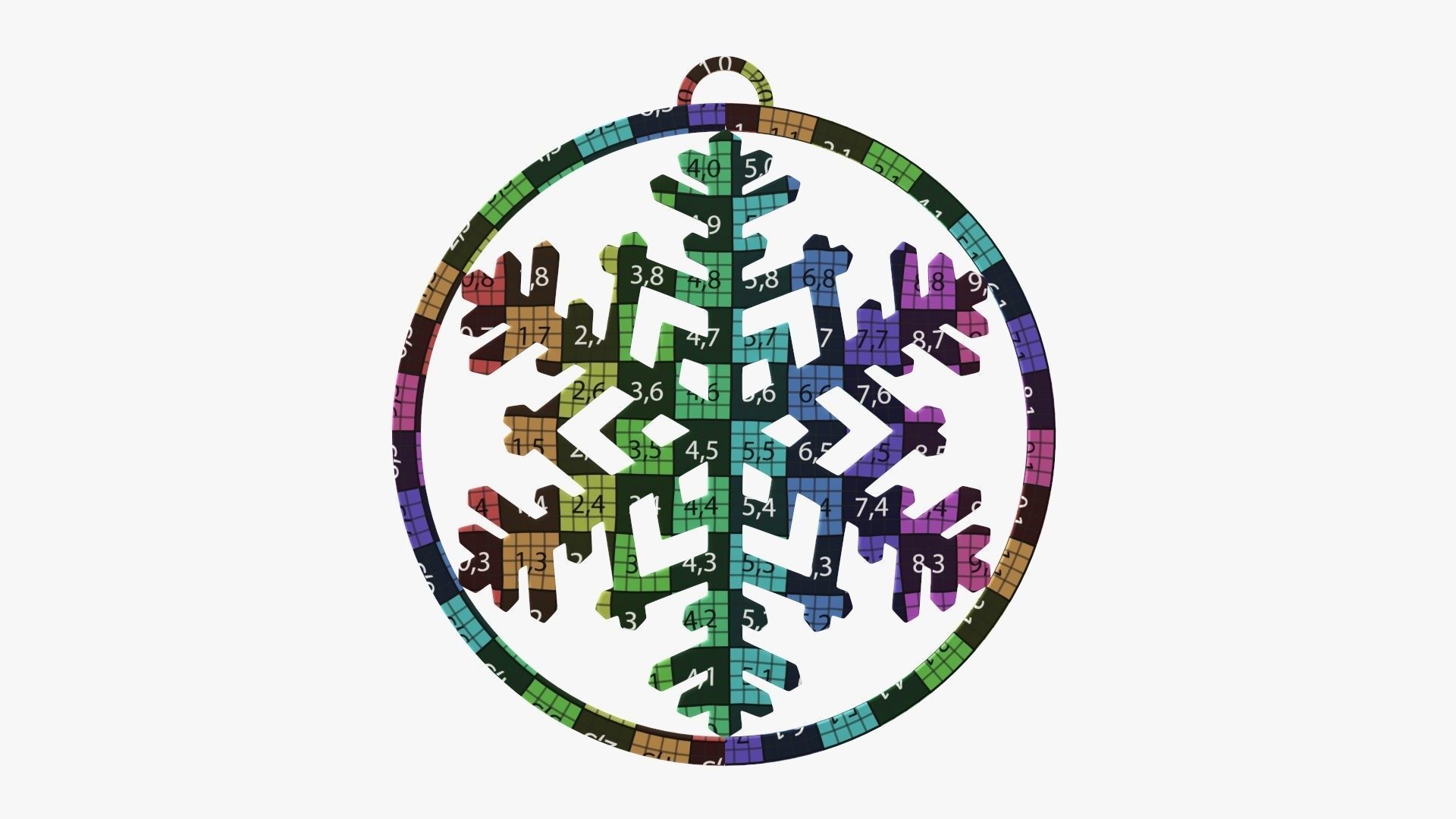 Christmas tree decoration toy 07 3D model_8