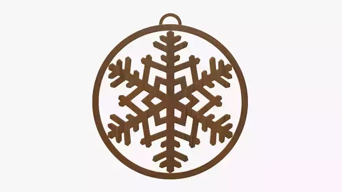Christmas tree decoration toy 07 3D model