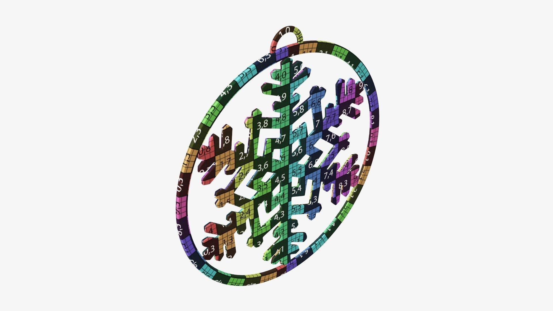 Christmas tree decoration toy 07 3D model_9