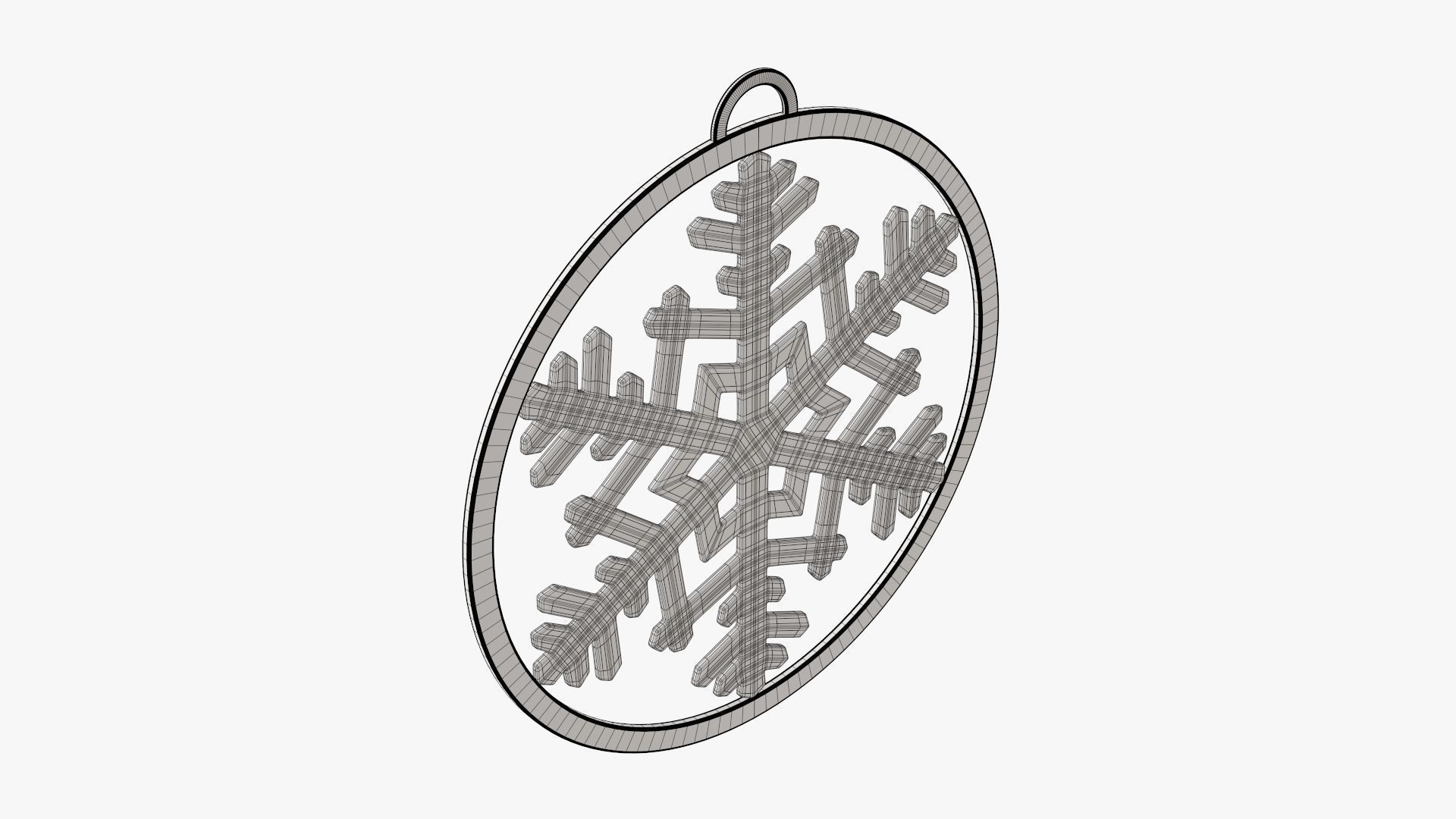 Christmas tree decoration toy 07 3D model_5