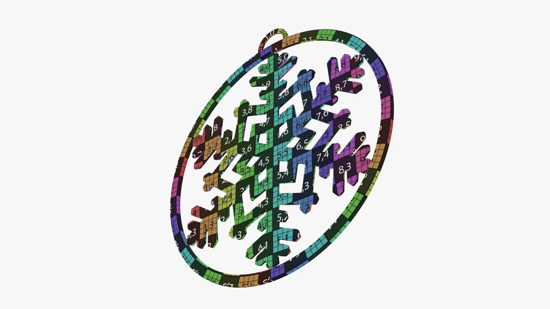 Christmas tree decoration toy 07 3D model_10