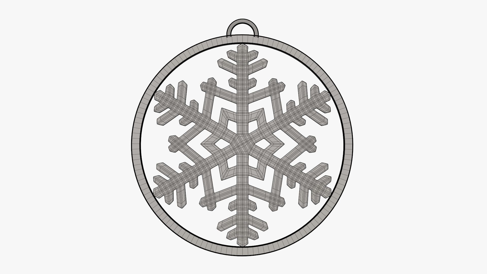 Christmas tree decoration toy 07 3D model_4