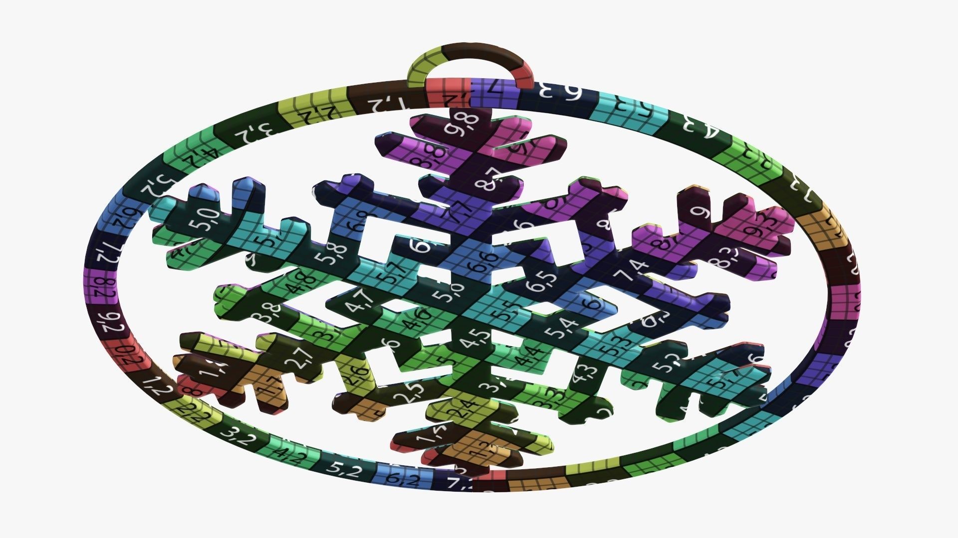 Christmas tree decoration toy 07 3D model_11