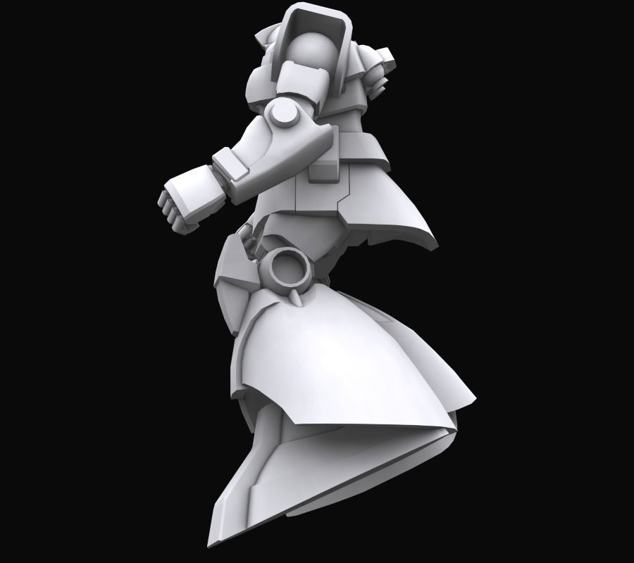 Gundam mobile suit MS09 DOM model 3D model_3