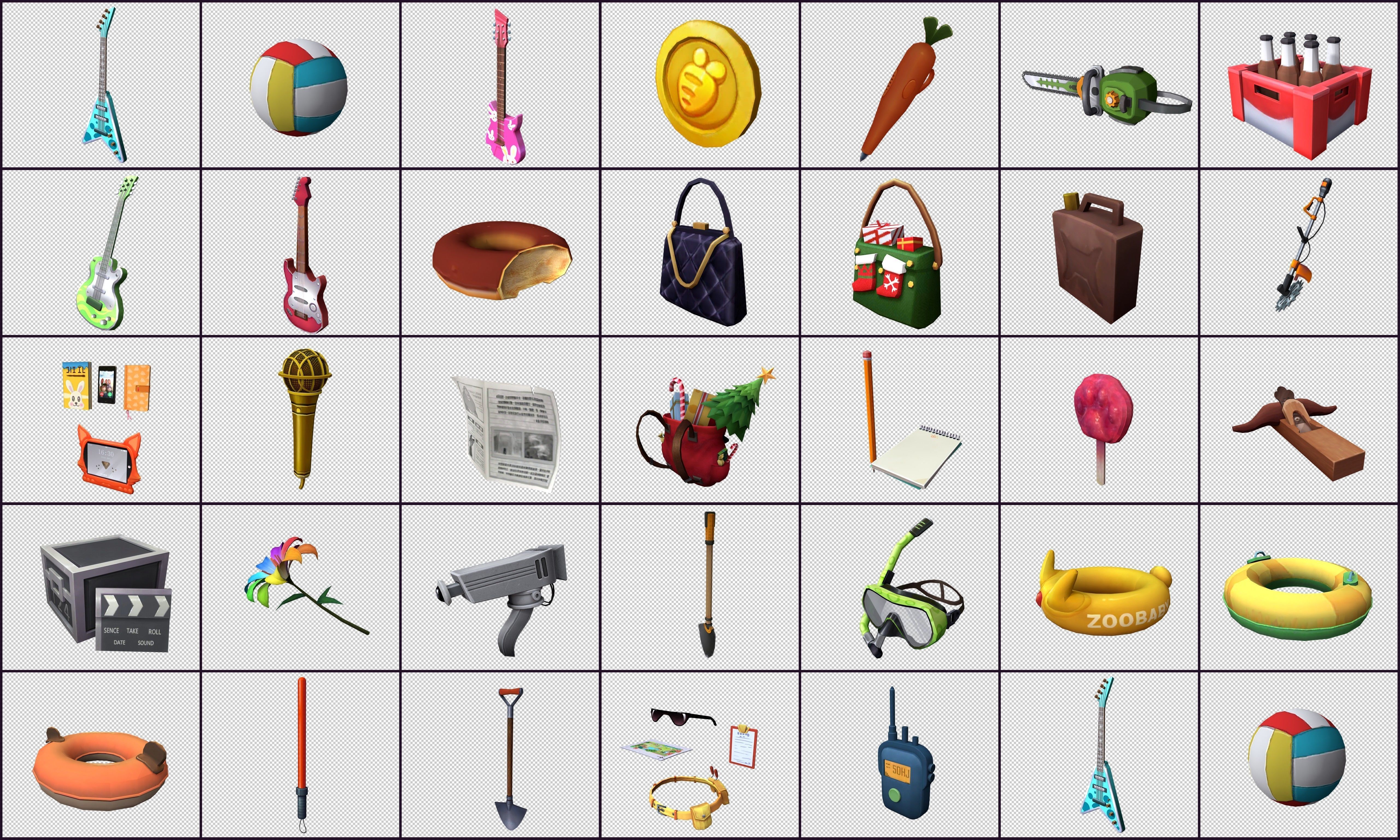 Cartoon Character object vehicle Low-poly 3D model_2