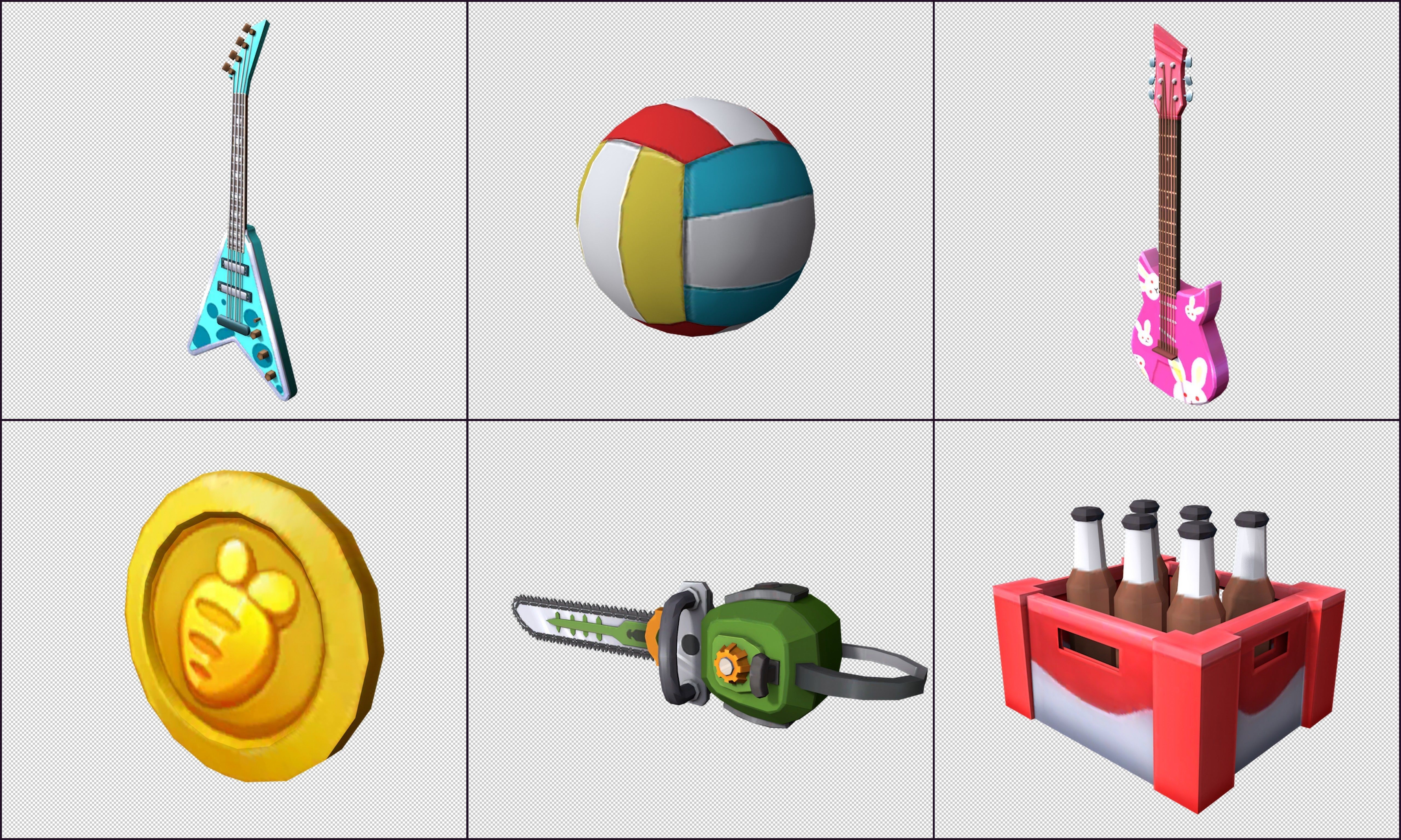 Cartoon Character object vehicle Low-poly 3D model_10