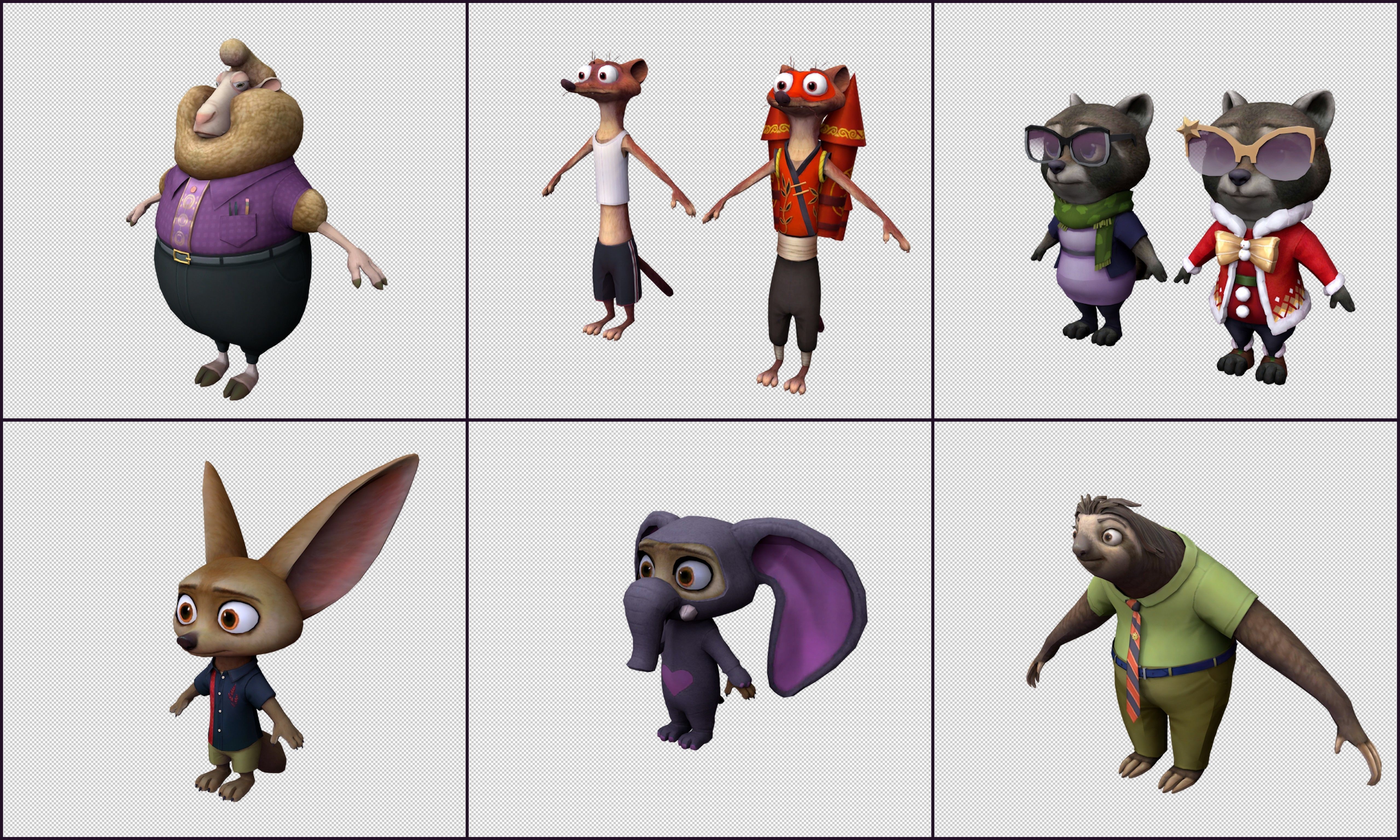 Cartoon Character object vehicle Low-poly 3D model_5