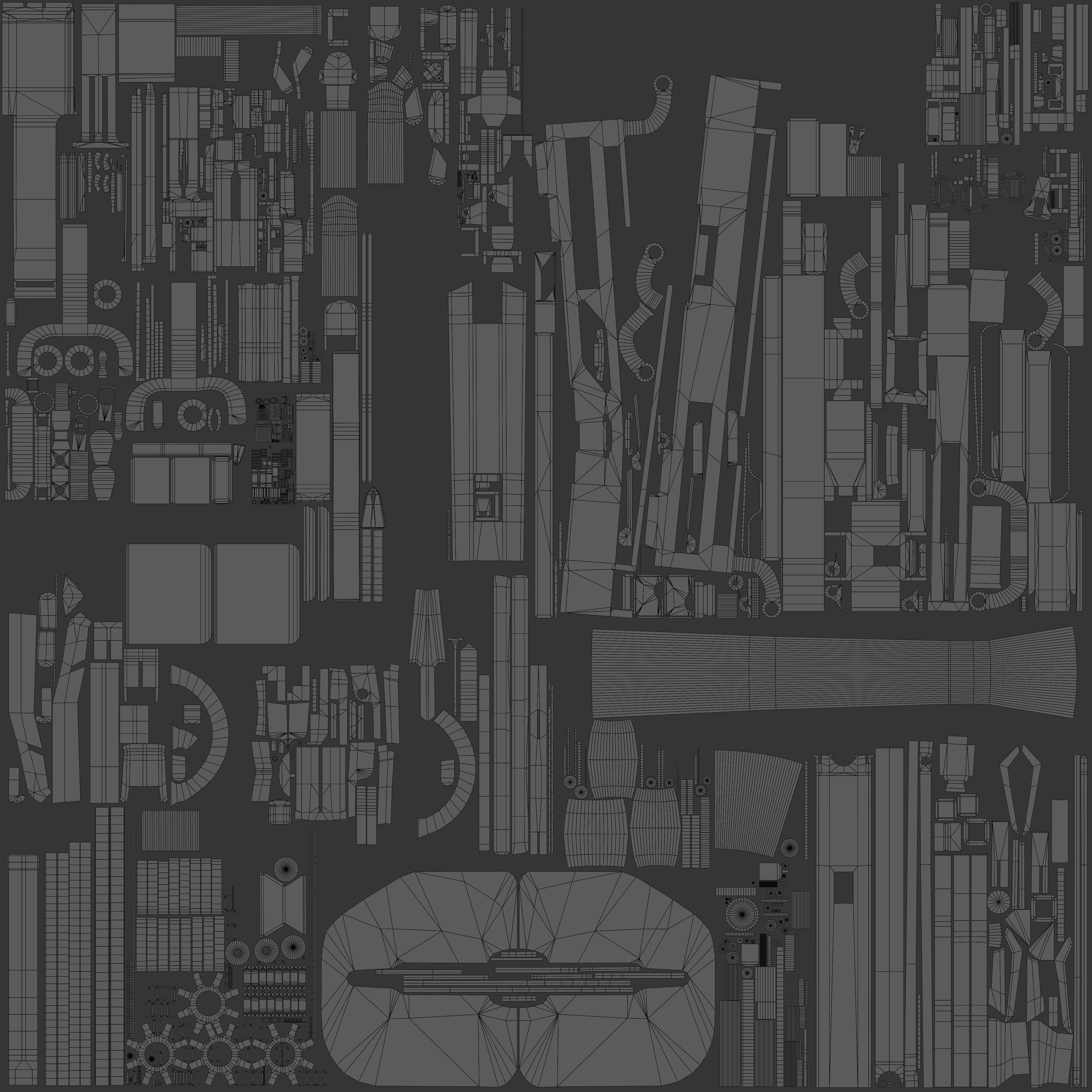 Game ready Soviet machine gun SG 43 Low-poly 3D model_16