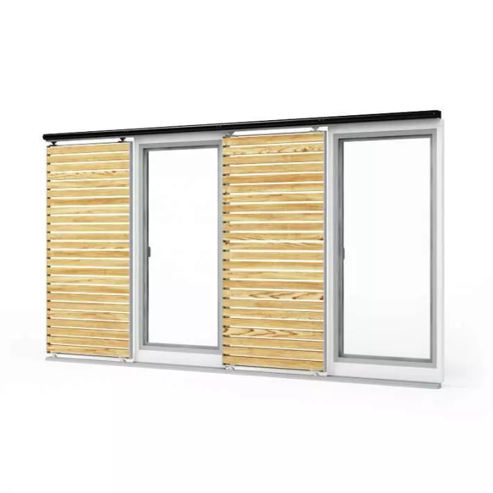 Wooden window shutters 71 am95 3D model_0