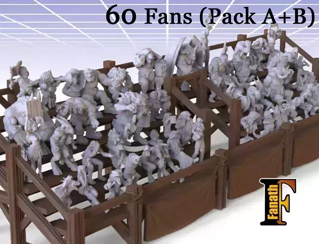 Fans Full Pack - Pack A and B 3D print model