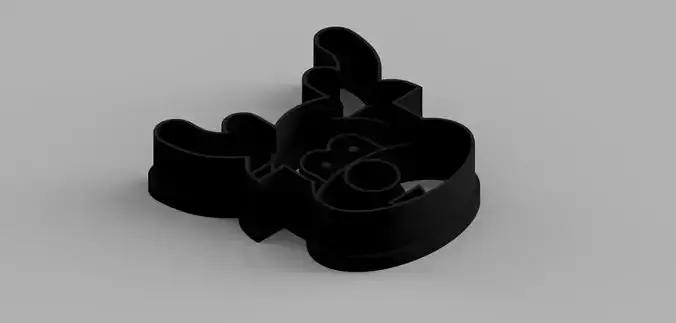 RUDOLF COOKIE CUTTER 3D PRINTING 3D print model