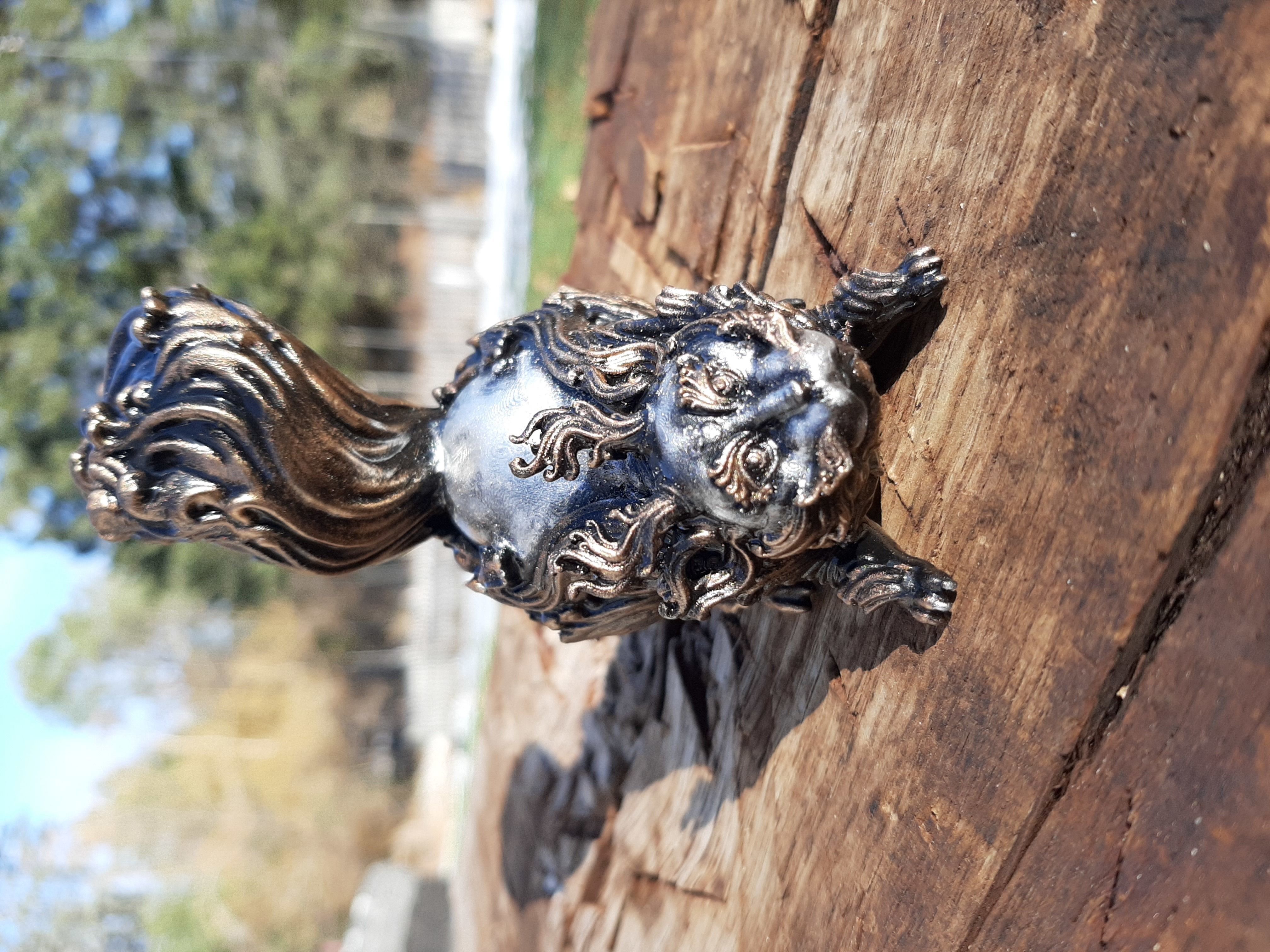 Catt sculpture  3D model_1