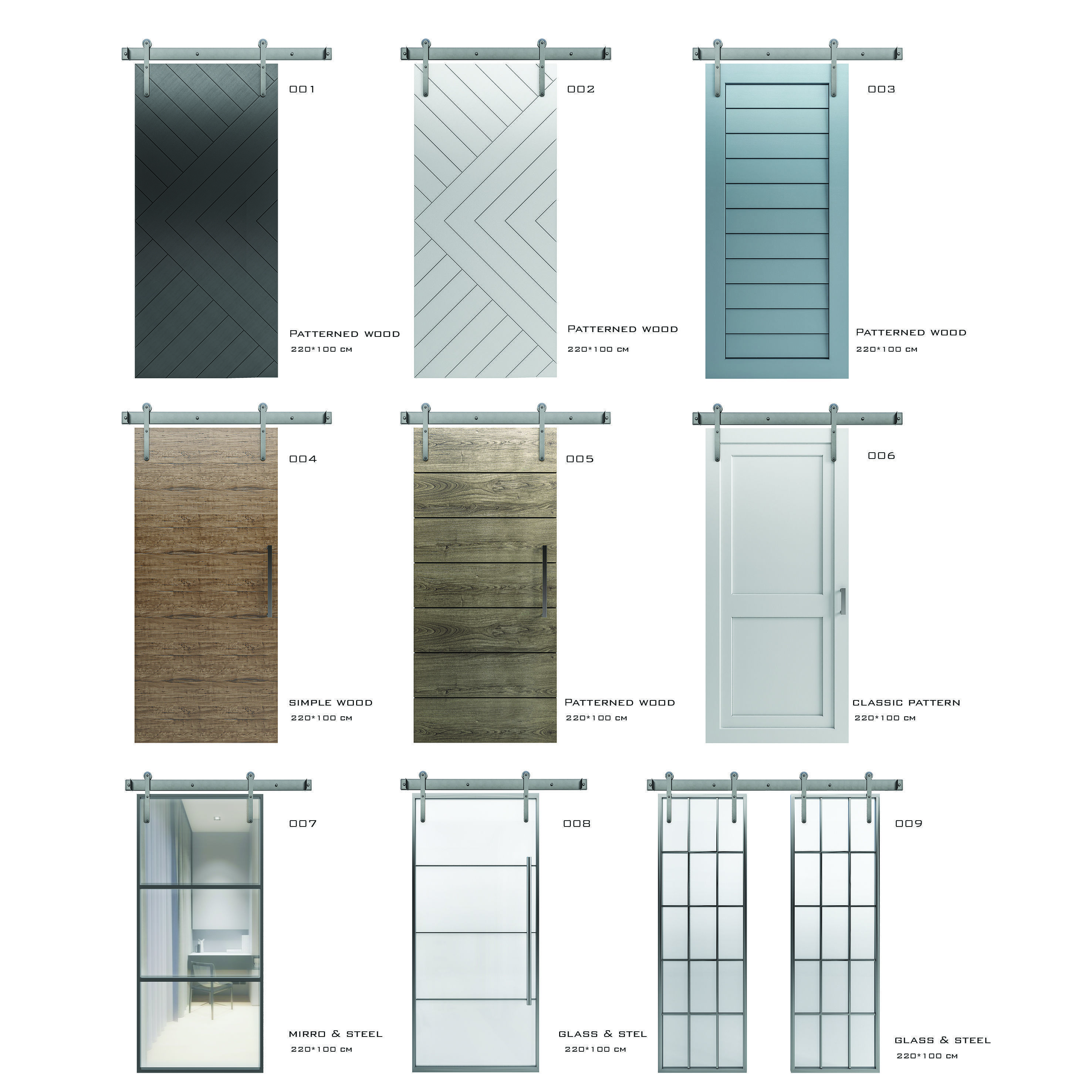 sliding door-02 3D model_2