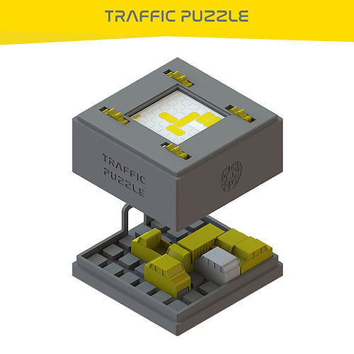 TRAFFIC PUZZLE 3D print model