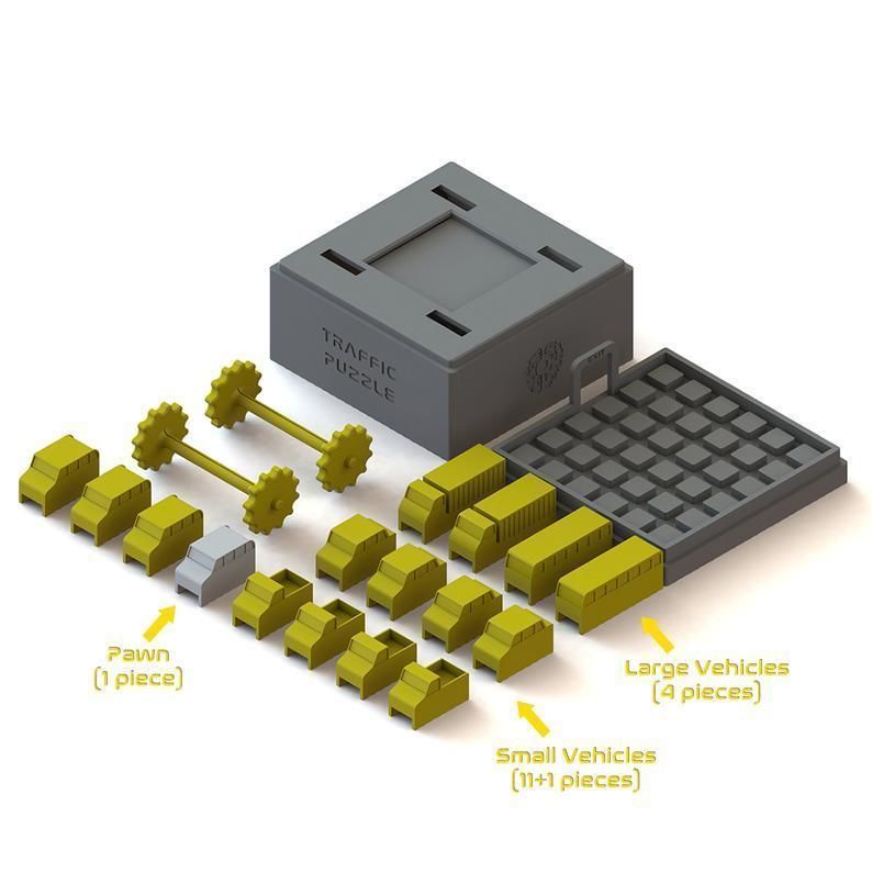 TRAFFIC PUZZLE 3D print model_2