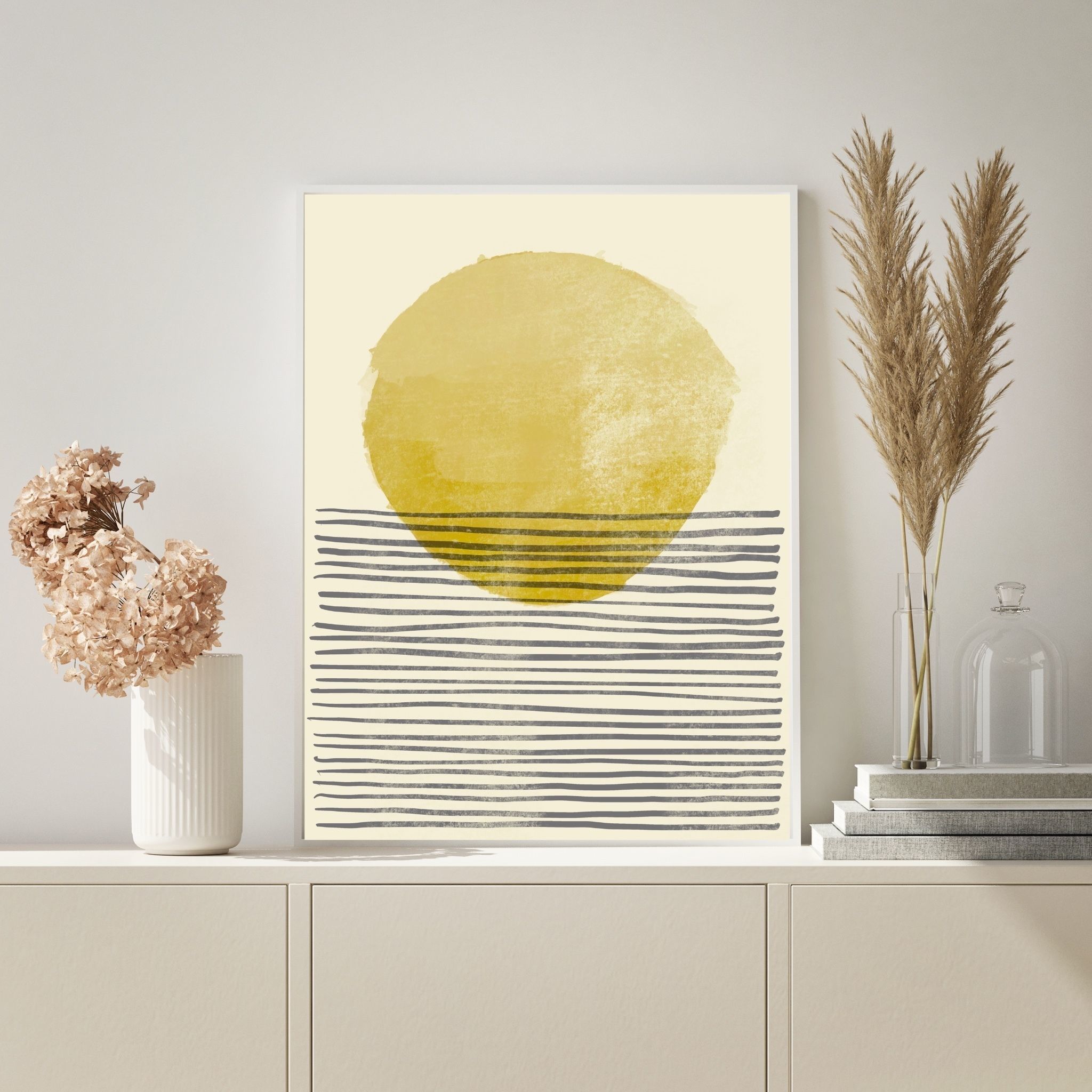 Wall art print minimal wall decor digital art 3D print model_2