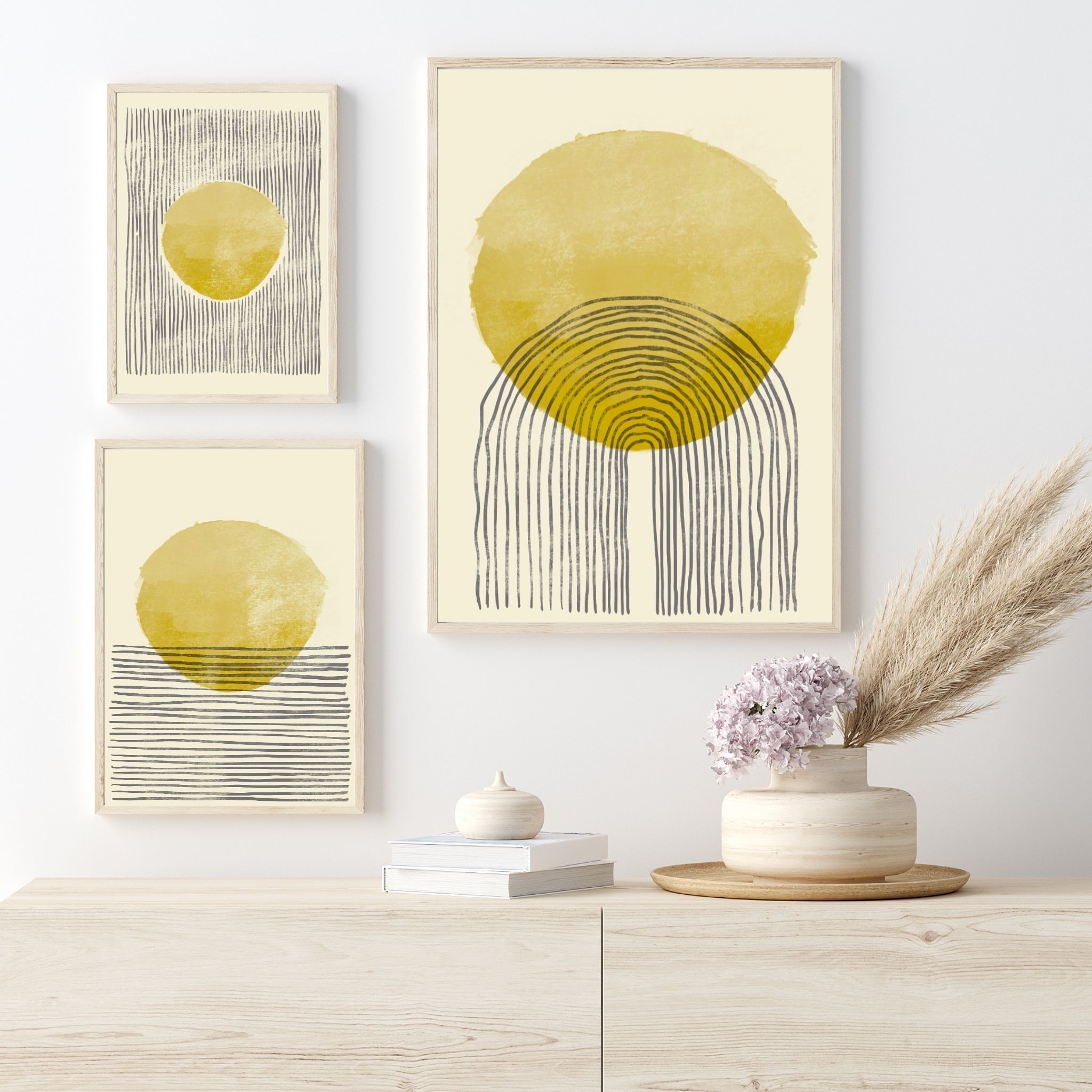 Wall art print minimal wall decor digital art 3D print model_1