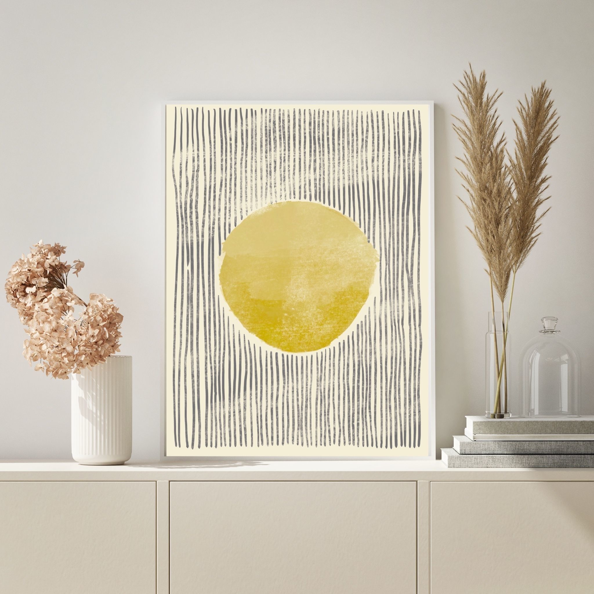 Wall art print minimal wall decor digital art 3D print model_3