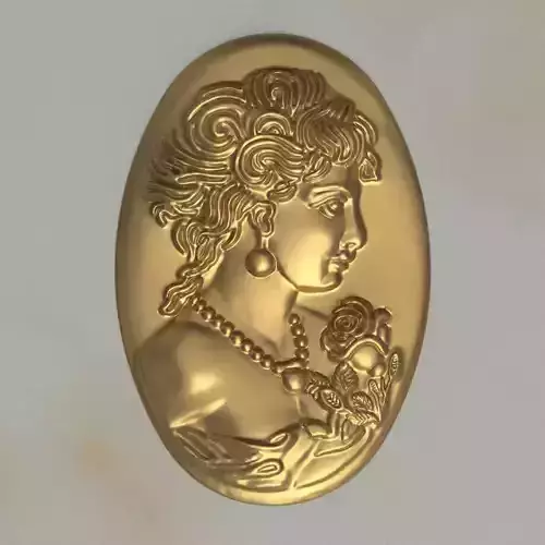 CAMEO PENDANT 3D PRINTABLE 3D print model