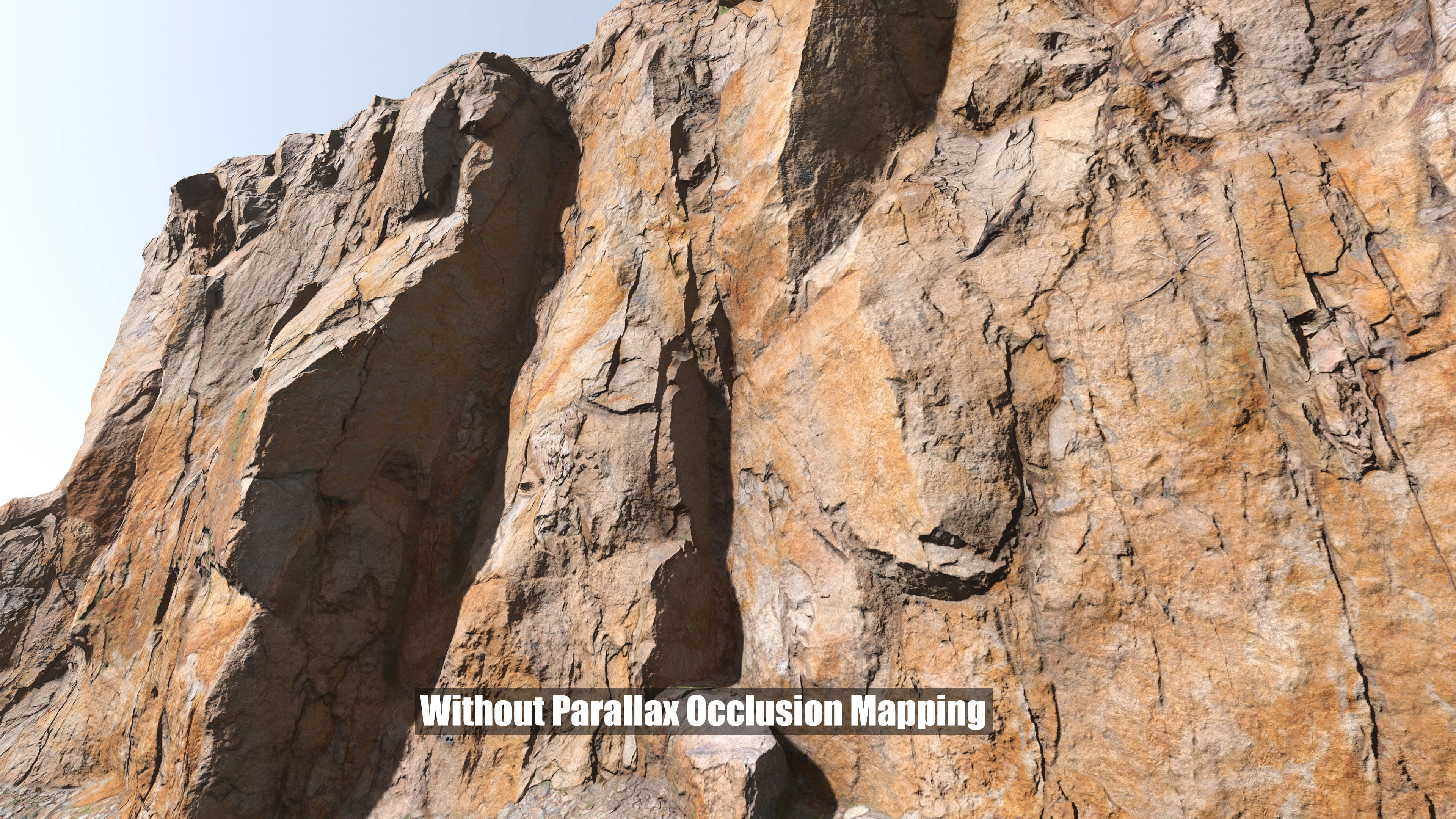 Cliff Large Scan 01 Low-poly 3D model_2