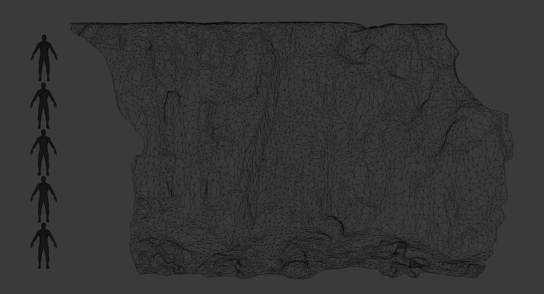 Cliff Large Scan 01 Low-poly 3D model_8