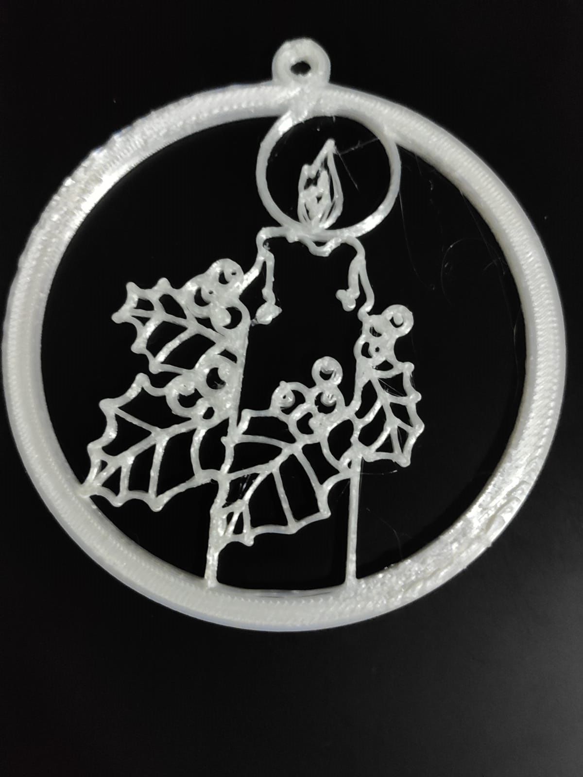 Christmas candle globe decoration 3D print model_4