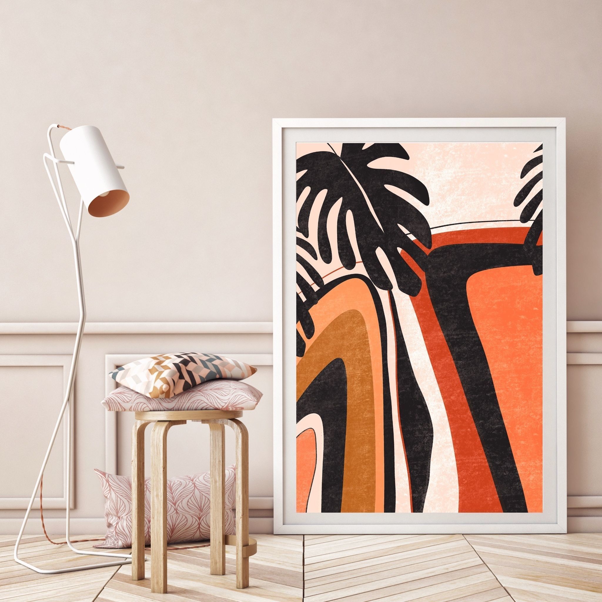 Botanical wall art decor printable art  3D print model_2