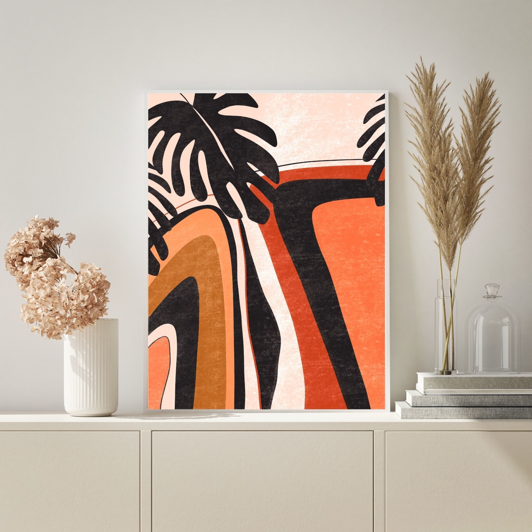 Botanical wall art decor printable art  3D print model_1