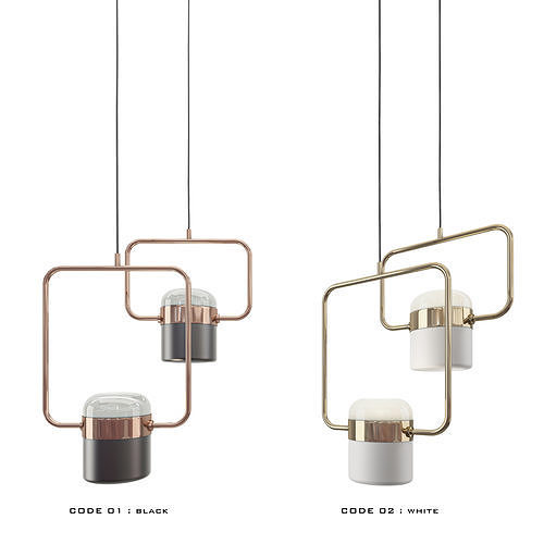 Modern track light-04 3D model