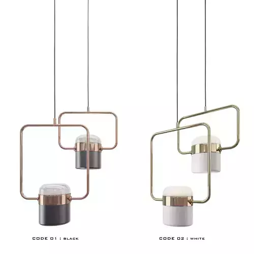 Modern track light-04 3D model