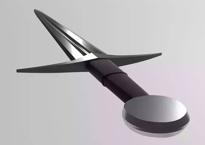 3D Historical Sword - One-handed Arming Shortsword Free low-poly 3D model
