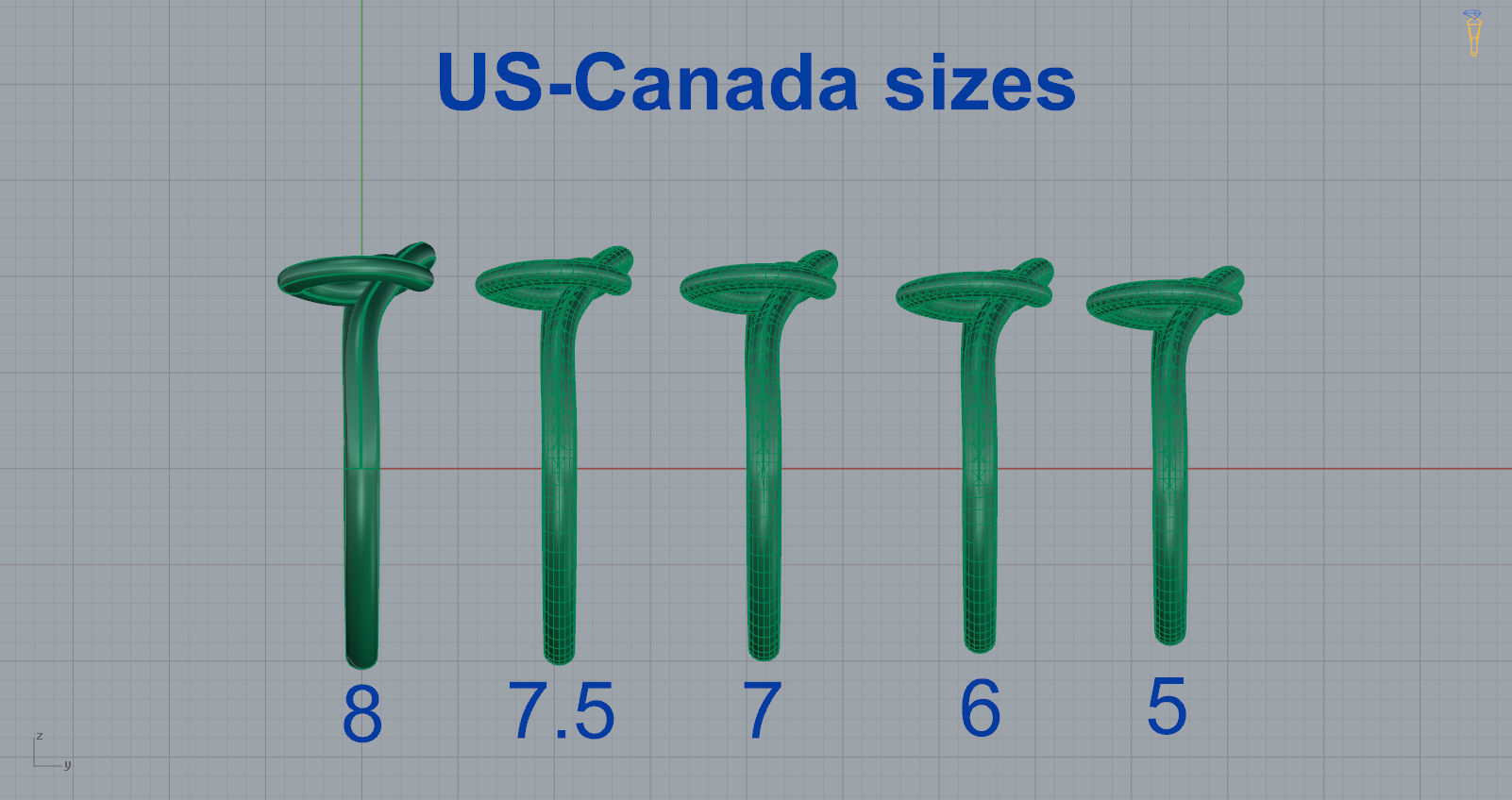 M1498003 ring 3D print model_11
