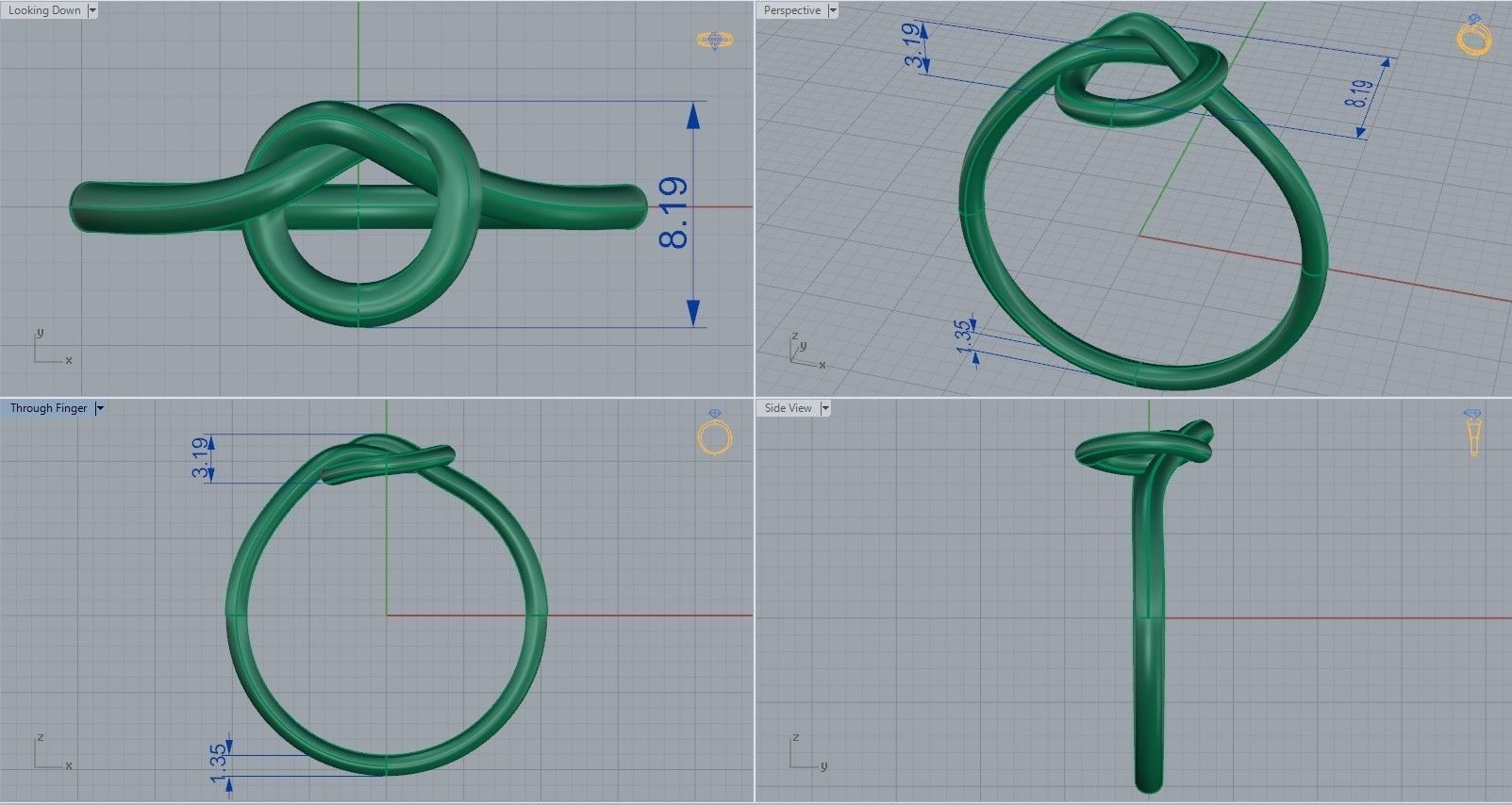 M1498003 ring 3D print model_8