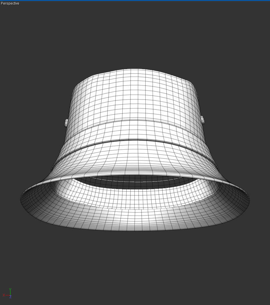 Bucket Hat Package 3D model_10